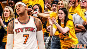 Caitlin Clark, Carmelo Anthony, Knicks, Pacers