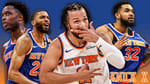 Jalen Brunson, Karl-Anthony Towns, OG Anunoby, Mikal Bridges, New York Knicks, Getty Images