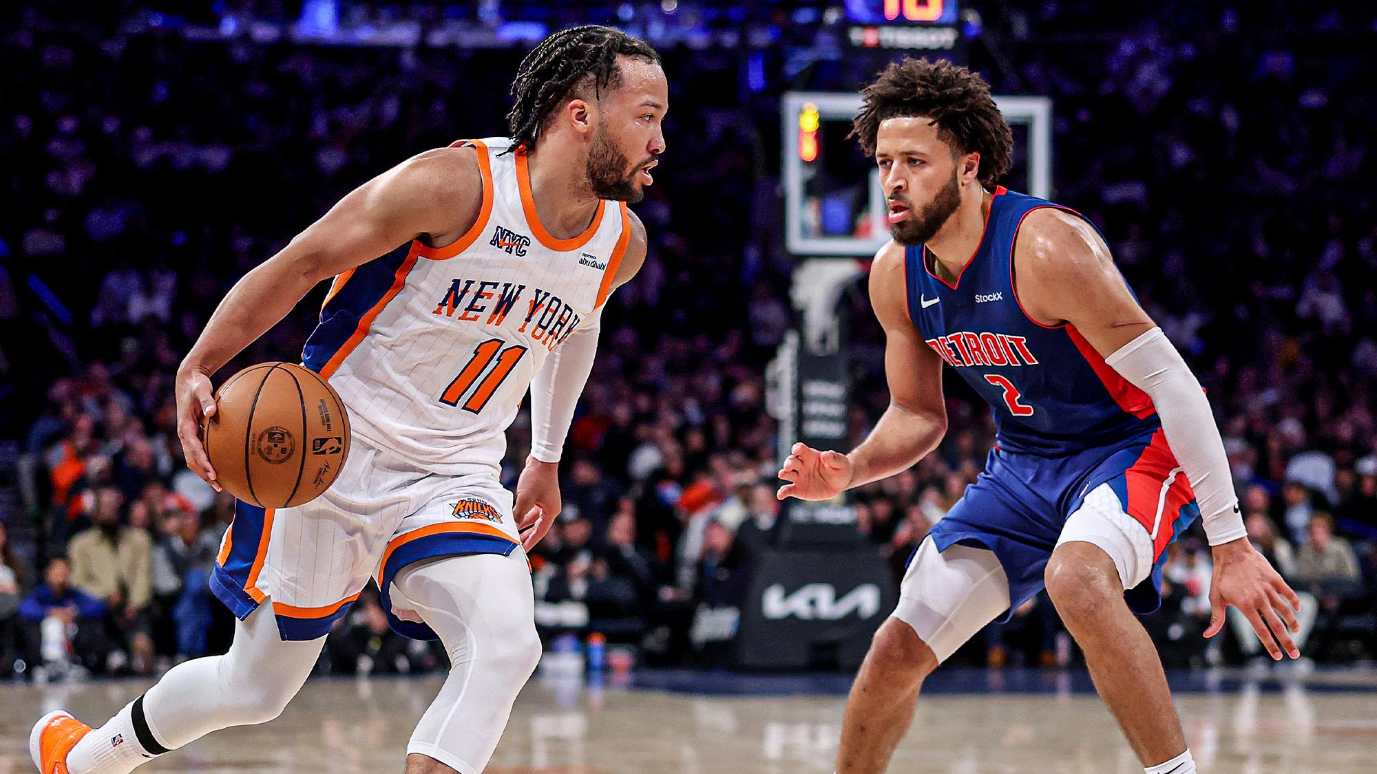 Jalen Brunson, Cade Cunningham, Knicks, Pistons, NBA Playoffs