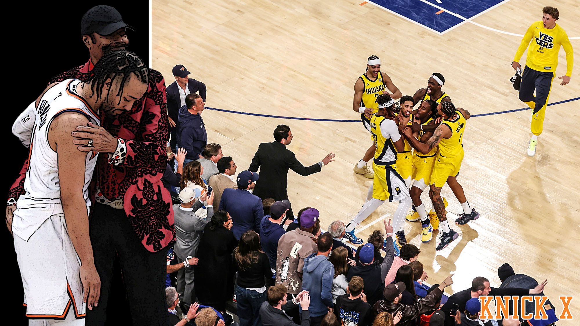 Knicks, Pacers, Jalen Brunson, Clyde Frazier, Tyrese Haliburton