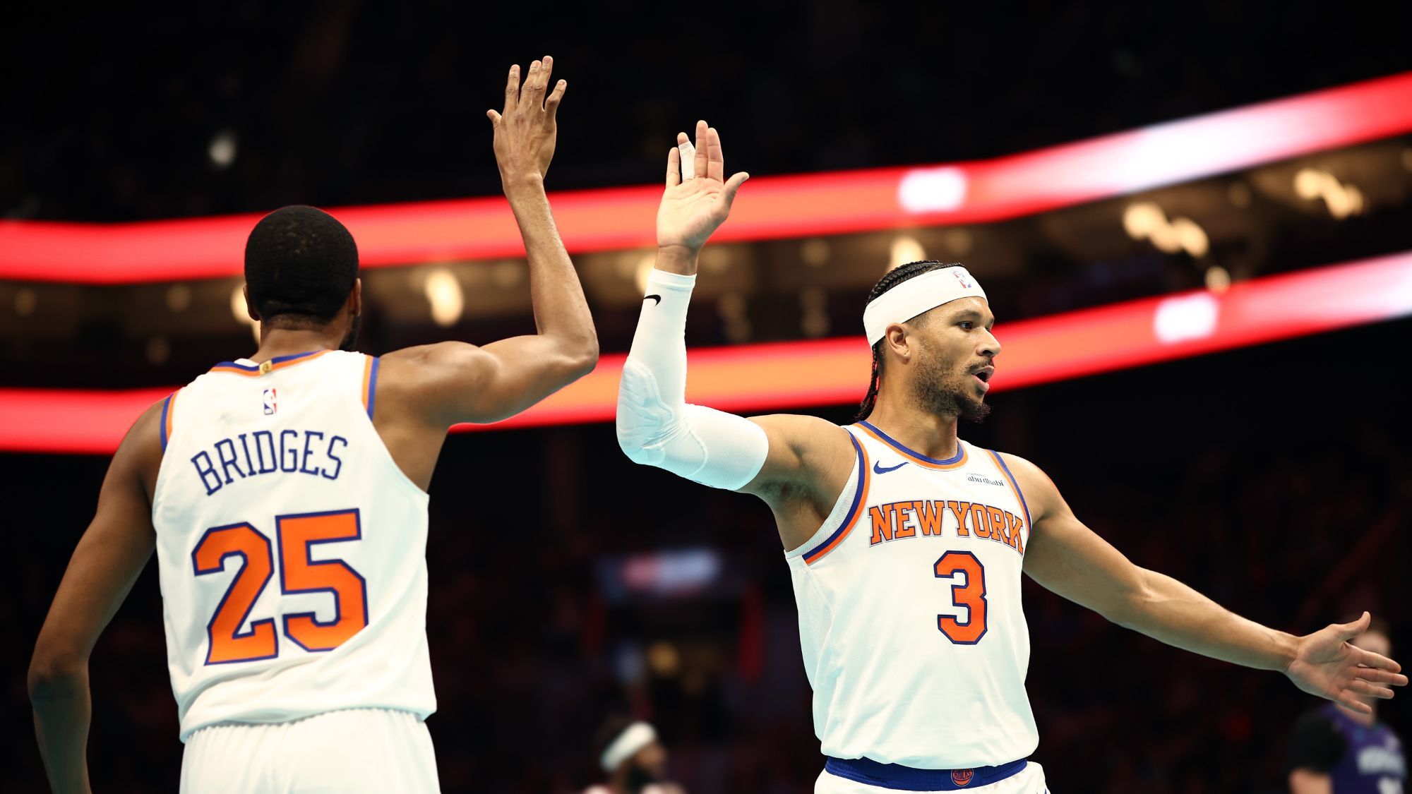 Mikal Bridges, Josh Hart, New York Knicks, Getty Images