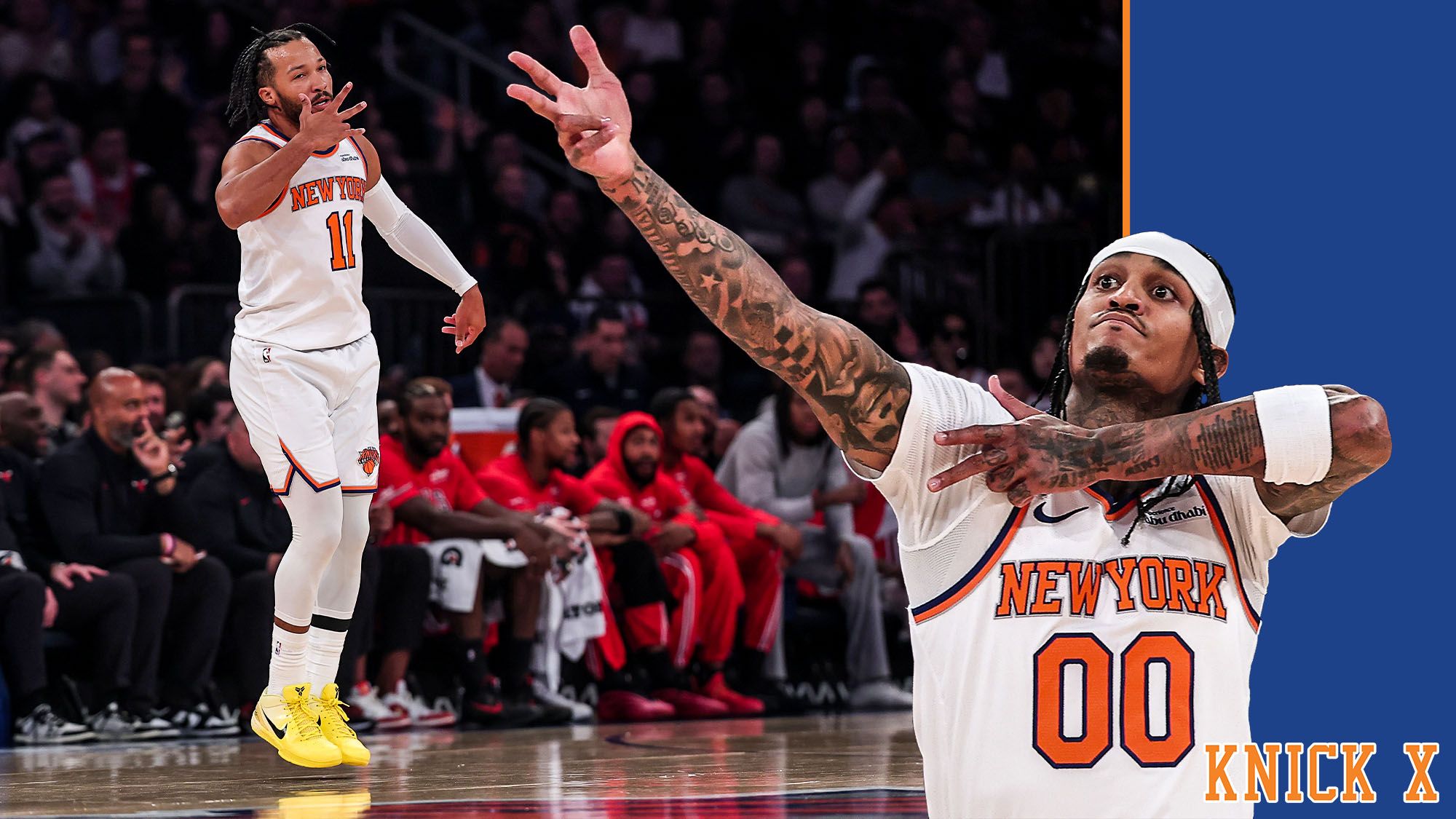 Jalen Brunson, Jordan Clarkson, Knicks, Bulls