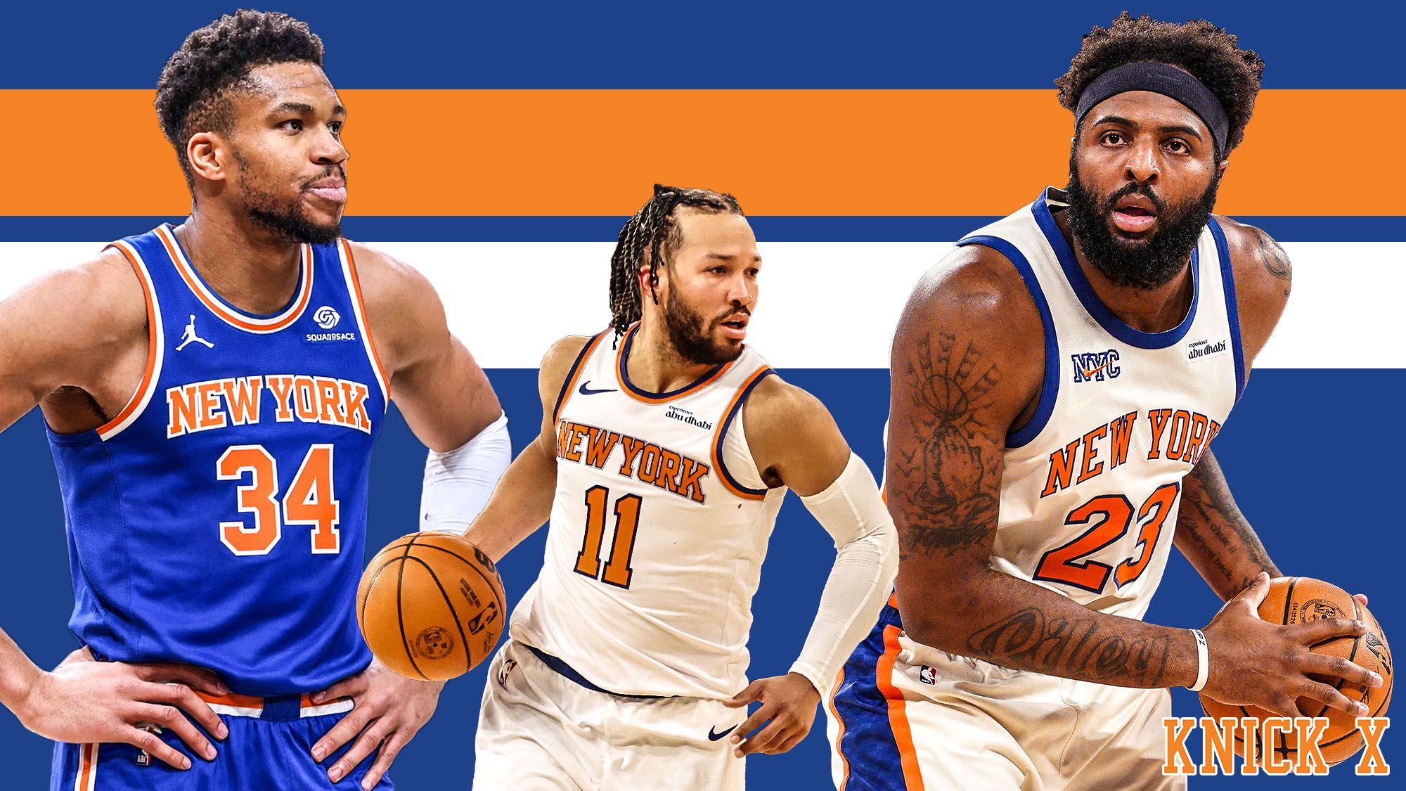 Knicks, Giannis Antetokounmpo, Jalen Brunson, Mitchell Robinson