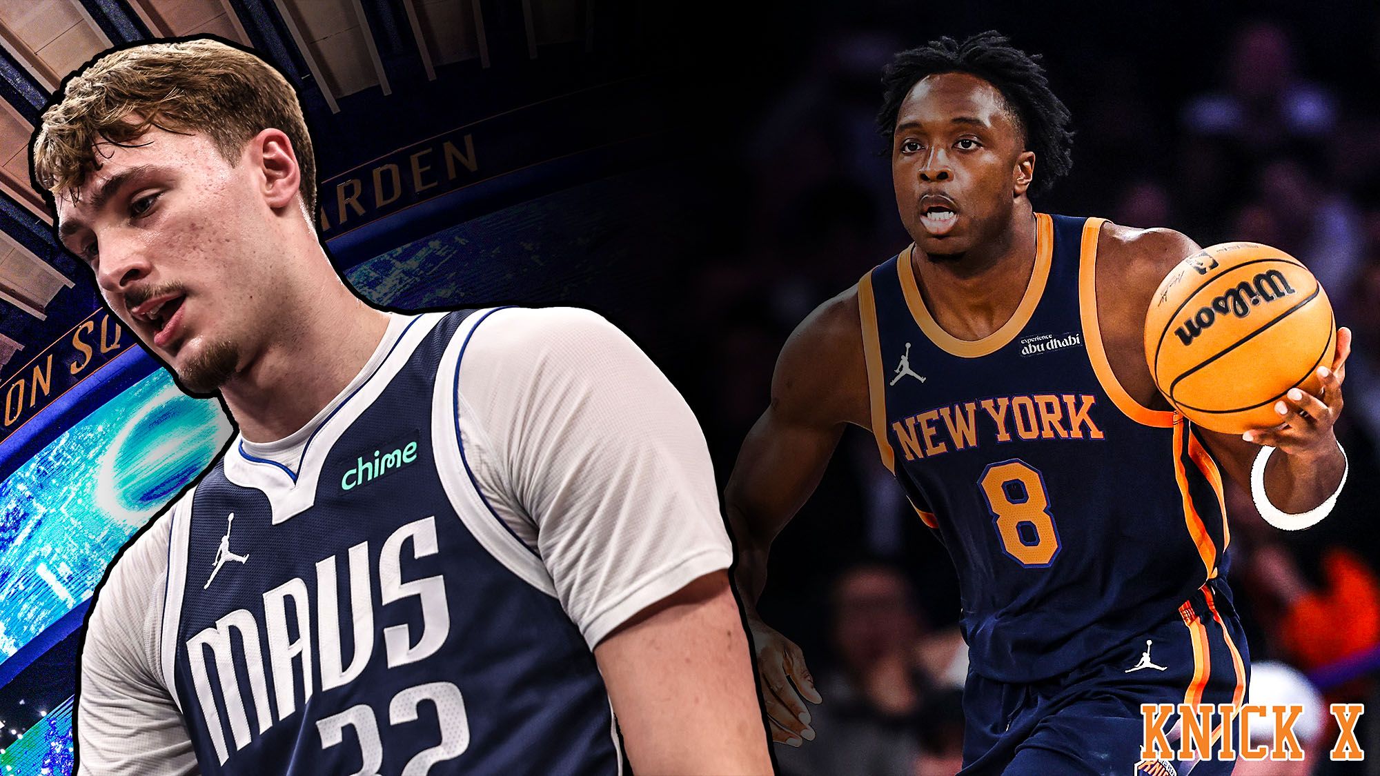 Knicks, Mavs, OG Anunoby, Cooper Flagg, MSG