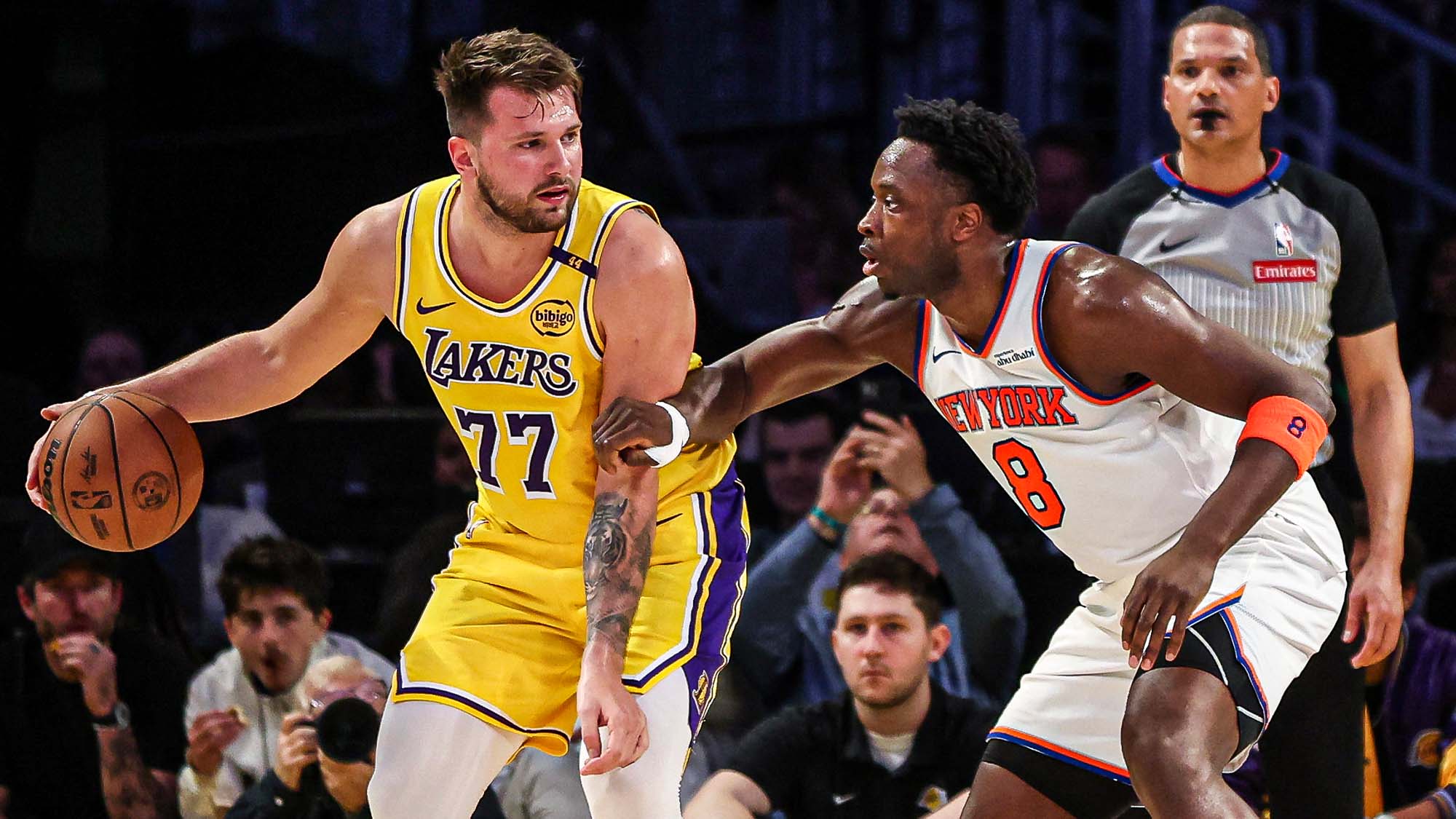 OG Anunoby, Luka Doncic, New York Knicks