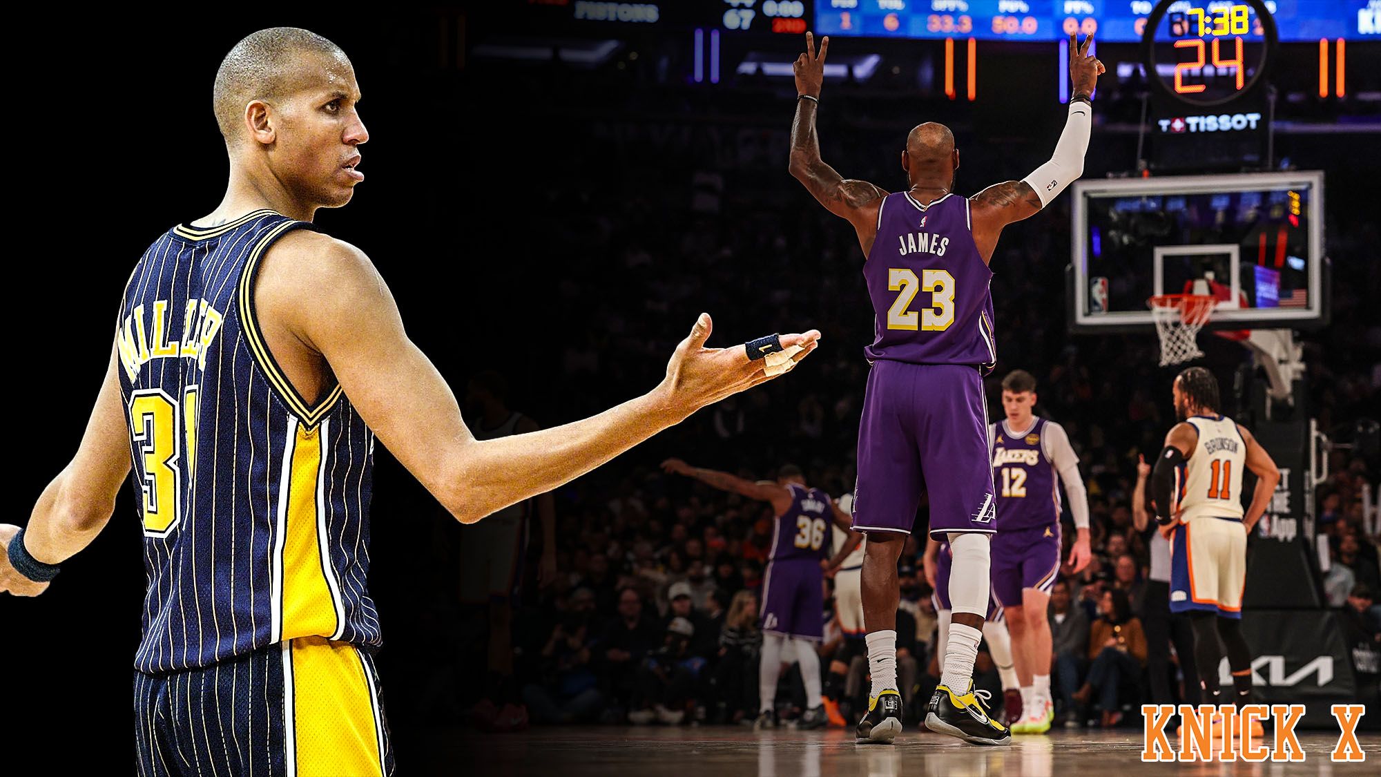 Reggie Miller, Knicks, Lakers, LeBron James