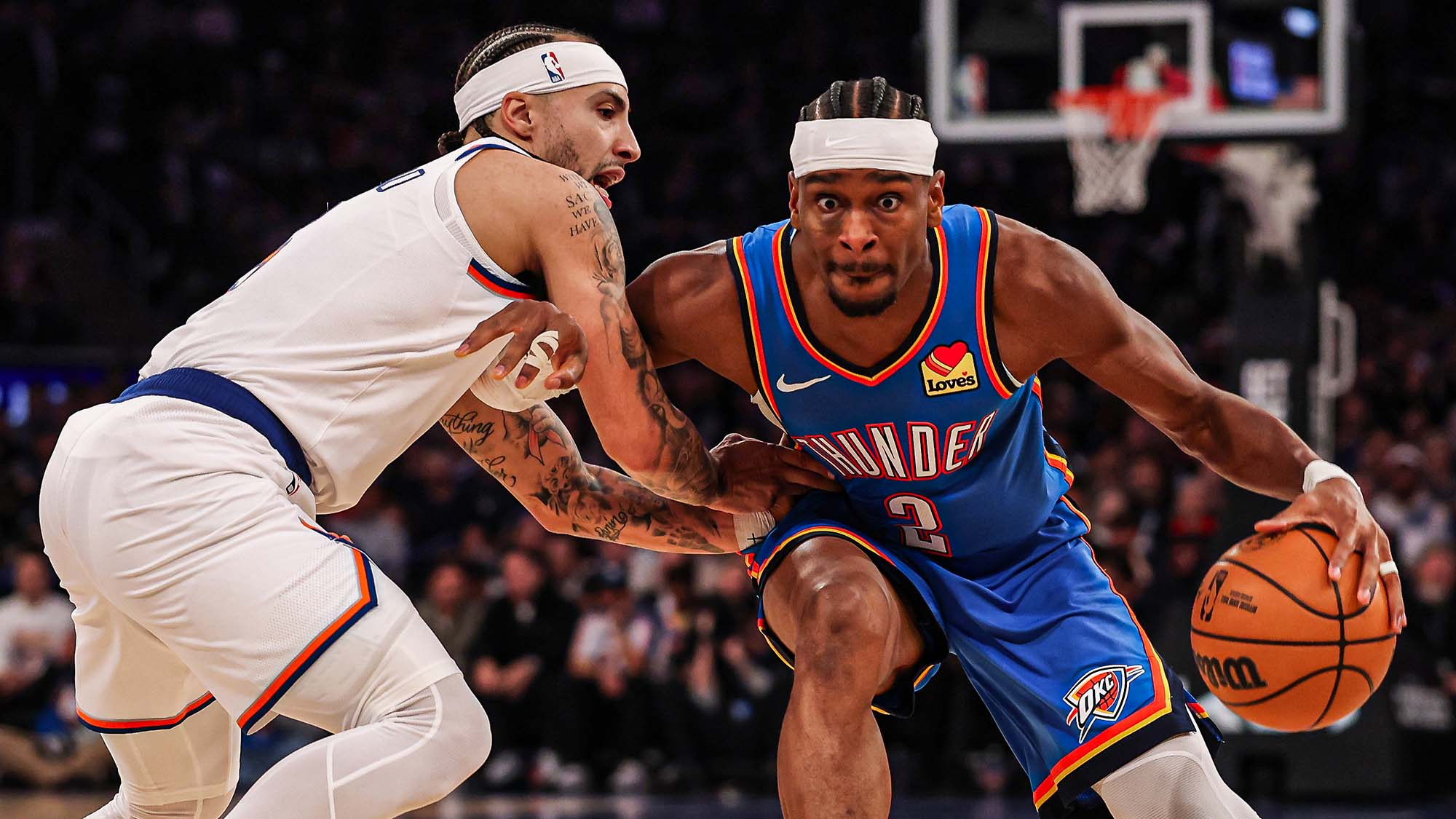 Jose Alvarado, Shai Gilgeous-Alexander, New York Knicks