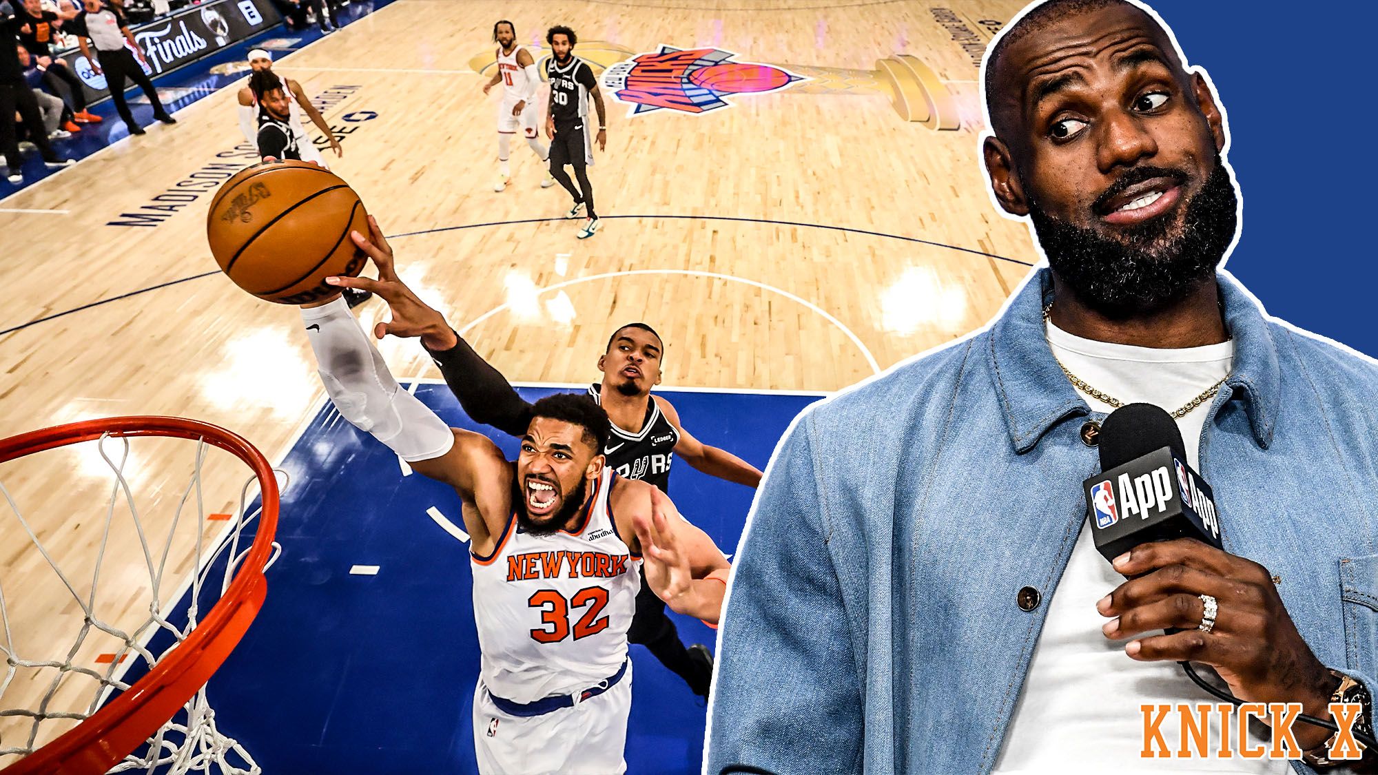 Knicks, Spurs, LeBron James, Karl-Anthony Towns