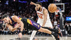 Karl-Anthony Towns, Devin Booker, New York Knicks, Phoenix Suns