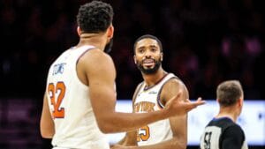 Mikal Bridges, Karl-Anthony Towns, New York Knicks