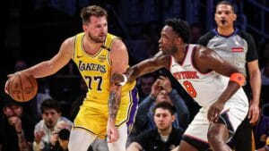 OG Anunoby, Luka Doncic, New York Knicks