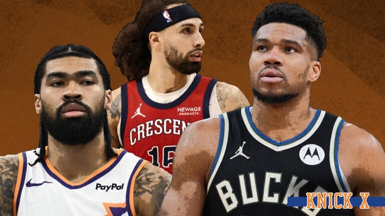 Giannis Antetokounmpo, Jose Alvarado, Nick Richards, Getty Images