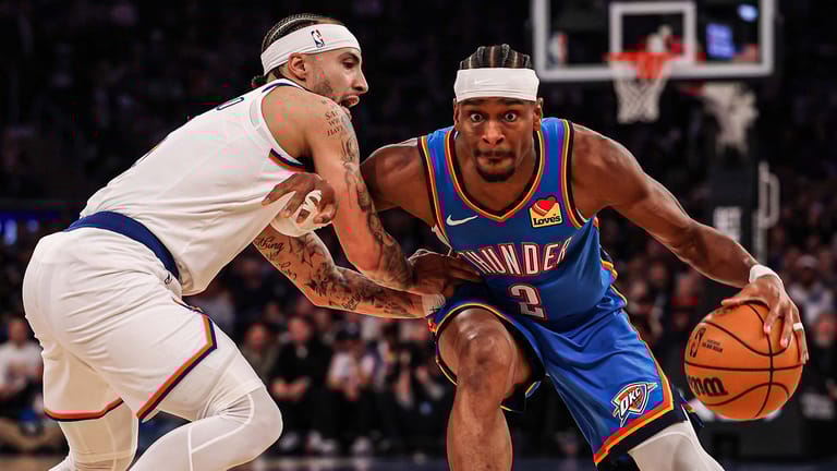 Jose Alvarado, Shai Gilgeous-Alexander, New York Knicks