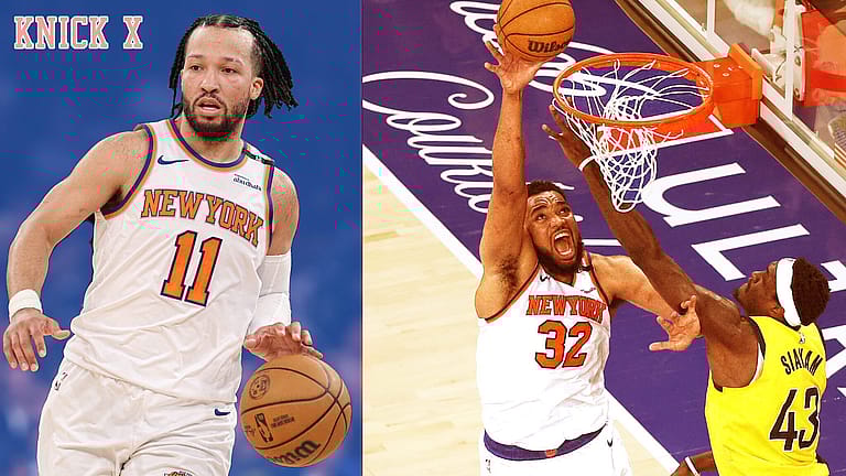 Jalen Brunson, Karl-Anthony Towns, New York Knicks, Getty Images