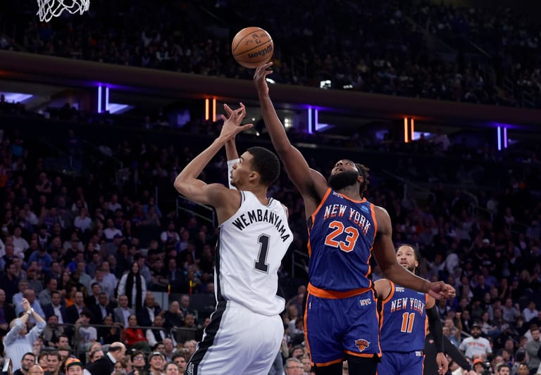 Mitchell Robinson, Victor Wembanyama, Knicks, Spurs,