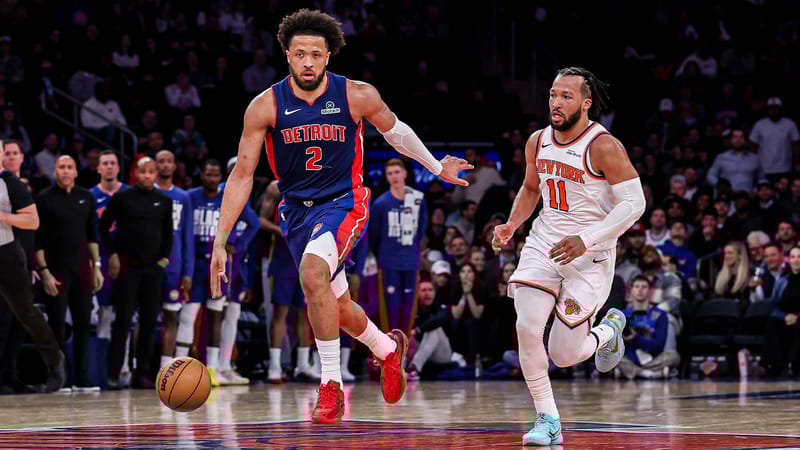Cade Cunningham, Jalen Brunson, New York Knicks, Detroit Pistons