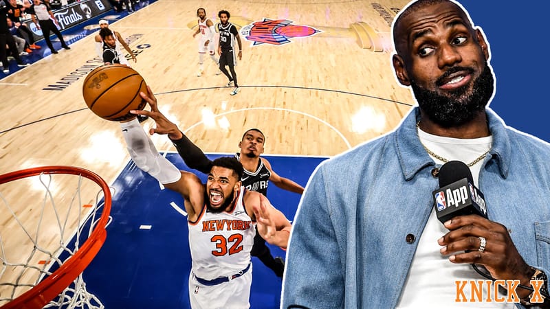 Knicks, Spurs, LeBron James, Karl-Anthony Towns