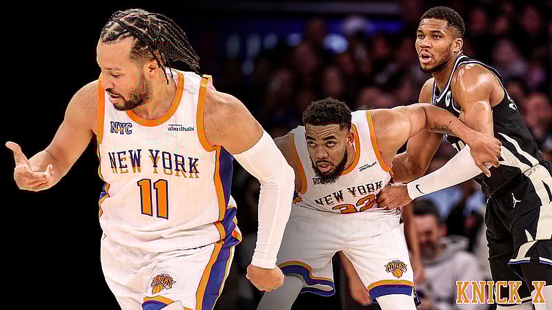 Jalen Brunson, Karl-Anthony Towns, Knicks, Bucks