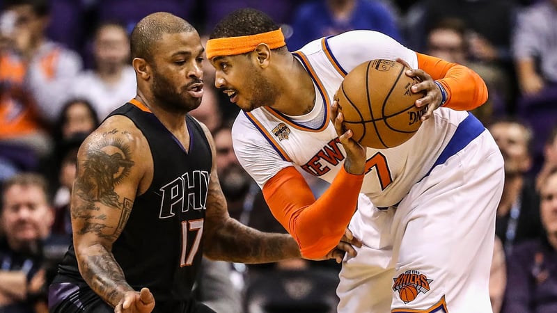 P.J. Tucker, Carmelo Anthony, Knicks, Suns