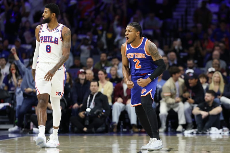 Miles McBride, Paul George, Knicks, 76ers
