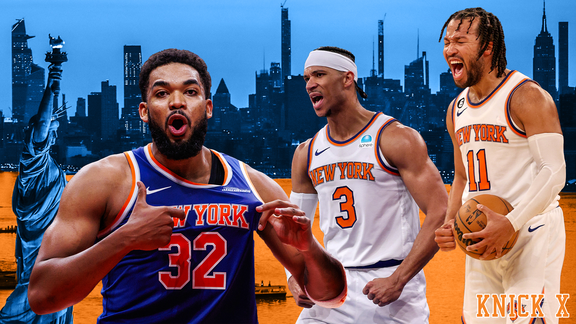 New York Knicks, Karl-Anthony Towns, Josh Hart, Jalen Brunson