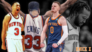 Jalen Brunson, John Starks, Patrick Ewing, Donte DiVincenzo, New York Knicks