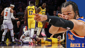 Jalen Brunson, LeBron James, New York Knicks, Los Angeles Lakers