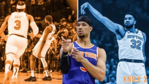 Josh Hart, Mikal Bridges, Karl-Anthony Towns, NY Knicks