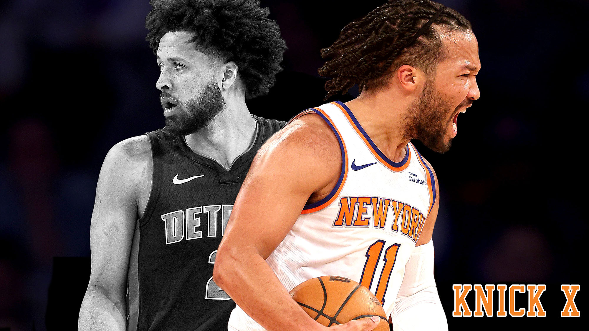 Jalen Brunson, Cade Cunningham, New York Knicks, Detroit Pistons