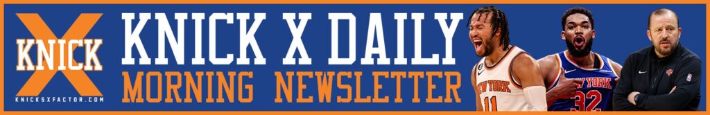Knick X Daily Newsletter
