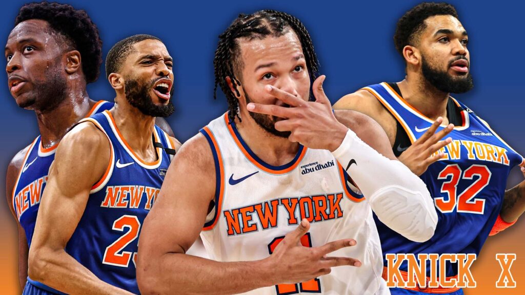 Jalen Brunson, Karl-Anthony Towns, OG Anunoby, Mikal Bridges, New York Knicks, Getty Images