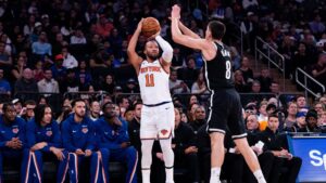 Jalen Brunson, Egor Demin, New York Knicks, Brooklyn Nets, Getty Images