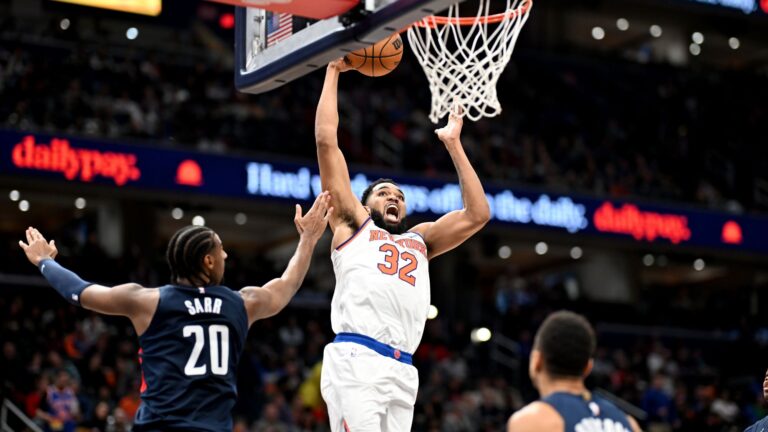 Karl-Anthony Towns, New York Knicks, Washington Wizards, Getty Images