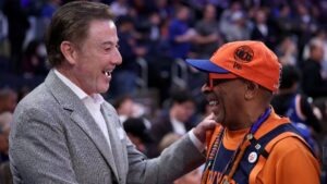 Rick Pitino, Spike Lee, New York Knicks, Getty Images